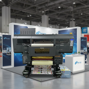 طابعة UV DTF أوتوماتيكية مع ورق ذهبي ومحطة حبر مدمجة لسهولة الصيانة - Product Image 1