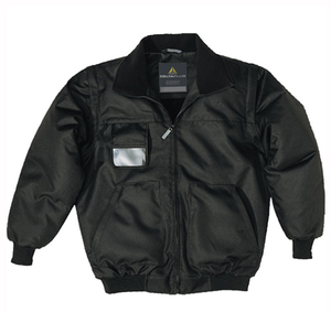 DF405117 Custom Pilot 2-in-1 Outdoor Clothing with Plush in Autumn and Winter <b>Navy</b> BLUE BLACK - Product Image 4