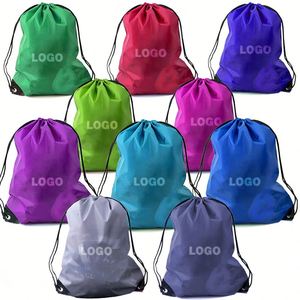 Desent Sublimation String Nylon Sac à cordon étanche Logo personnalisé Polyester Sac à dos personnalisé Gym Sport Sac à cordon - Product Image 6