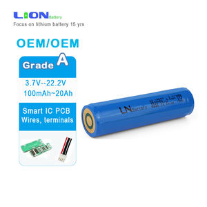 Batteries de lampe torche haut de gamme 3.7V <span class=keywords><strong>18650</strong></span> 2600mah Batteries lithium-ion rechargeables avec PCM pour lampes de poche, équipements d'éclairage - Product Image 1
