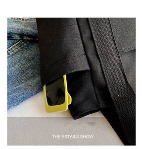 Женская хлопковая Холщовая Сумка На Молнии - Product Image 5