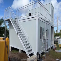 20FT 40FT Mini Conteneur Maison Préfabriquée Conteneur Portable Maisons Modulaires Préfabriquées en Acier