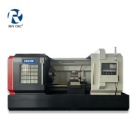 Torno CNC de Grado Industrial CK6180 de Alta Resistencia y Gran Diámetro con Soporte Opcional GSK/Fanuc para Producción a Gran Escala