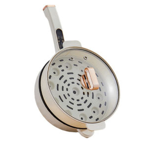 หม้อหุงข้าวสแตนเลสไฟฟ้าอเนกประสงค์1350วัตต์หม้อต้มน้ำประหยัดพลังงานใช้ในครัวเรือน - Product Image 1