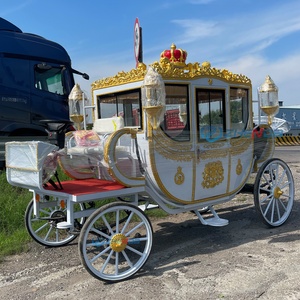 Charrettes électriques de différents styles et couleurs, chariot à chevaux mobile, élégante calèche de princesse - Product Image 4