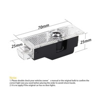 Proyector LED para Puerta de Coche, Luz de Bienvenida con Logotipo, Lámpara de Ambiente, Accesorios para E60 E61 F07 F10 F11 E65 E90 E91 E92 E93
