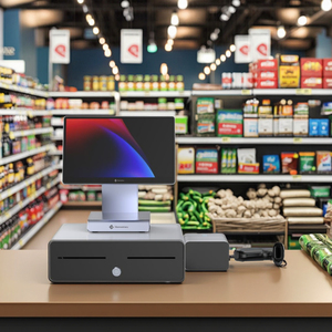 Oem 13.3 ''Multi-Touch Màn hình đơn POS Máy tính siêu thị bán lẻ màn hình cảm ứng thanh toán với công nghệ cao - Product Image 5