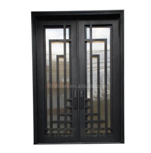 ผู้ผลิตประตู<span class=keywords><strong>เหล็ก</strong></span>ย่างภายนอก / ภายในคู่ที่ทันสมัยออกแบบประตูกระจก<span class=keywords><strong>เหล็ก</strong></span><span class=keywords><strong>ดัด</strong></span><span class=keywords><strong>พร้อม</strong></span>กระจก<span class=keywords><strong>กระจก</strong></span> - Product Image 2
