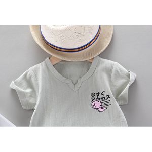 Dachang Suministra Ropa para Niños de 0 a 5 Años, Ropa para Niños, Ropa para Niños, Camiseta de Algodón, Pantalones Cortos, Traje de Dos Piezas - Product Image 4
