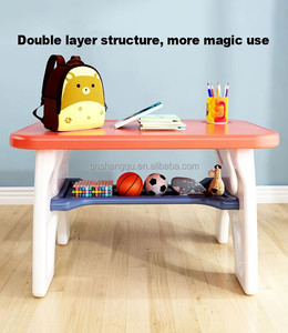 Ergonomic Bắc Âu Trẻ Em Của Nghiên Cứu Bảng Ghế Đặt Bé Có Thể Gập Lại Nhựa Hoạt Động Bàn Cho Phòng Ngủ Phòng Khách Trường Mall Sử Dụng - Product Image 2