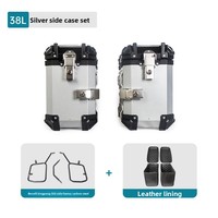 Support de fixation et de démontage pour coffres latéraux et arrière en alliage d'aluminium pour moto Benelli Jinpeng 502, 38L/45L