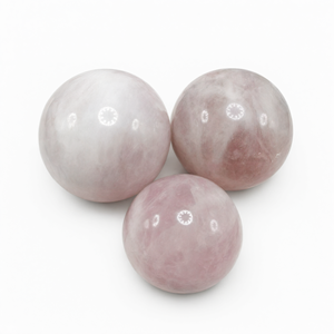 Sphère/boule en pierre de quartz rose - Énergie/Reiki/Cristal thérapeutique - Diamètre de 2,5 pouces et 240 g (0,53 lb) - UNIQUETLEMENT UNE PIÈCE - Product Image 3