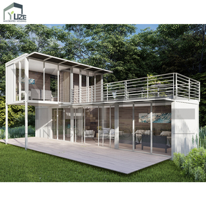 Design moderne petite maison de 2 étages aménagement personnalisé luxe 3 chambres casa villa modulaire maison - Product Image 2