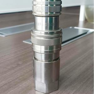 Khớp nối nhanh mặt phẳng thủy lực ISO16028 1/4, 1/2, 3/8 inch dùng cho máy nghiền, máy xúc, đường ống - Product Image 2