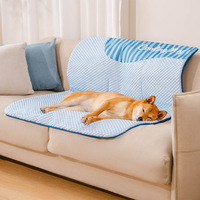 Alfombra Refrigerante Ecológica para Perros, Rectangular, Antideslizante, Desmontable, Lavable, Cama para Perros, Almohadilla de Hielo para Mascotas, Colchón Refrigerante Cómodo para el Verano