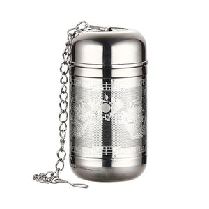 New Design 304 Stainless Steel Tea Infuser Dragon Design <b>Strainer</b> Teapot Fine <b>Mesh</b> Coffee Filter - Product Image 1