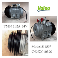 Original Brandneuer Valeo TM65 Klimakompressor OE: Z0010390 Gehäuse 24V 2B2A Direktmontage Hochleistungs-Bus-Kompressor R134a