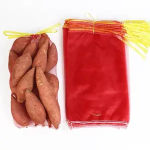 Toptan patates ambalaj poşetleri Monofilament ağ soğan torbaları