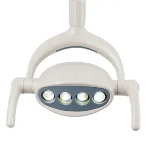Shadowless surgical LED lamp with contactless inductive control switch dental lamp