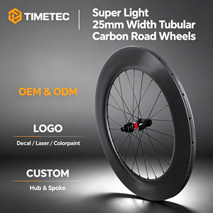 Roues de route tubulaires en carbone super légères, disque 45mm 50mm 60mm 88mm, jeu de roues de course 25mm de largeur WXT4525DT240SCL 700C Pro-Racing Tubul - Product Image 1