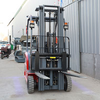 Chariot élévateur compact à bas prix allée étroite 0.8 tonnes 800 kg petit chariot élévateur électrique à 3 roues taille Mini chariot élévateur électrique