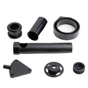 Alta Precisão 6063 7075 T6 Preto Anodizado CNC Fresagem Usinagem Serviço Aço Personalizado 6061 Alumínio Torno CNC Turning Part