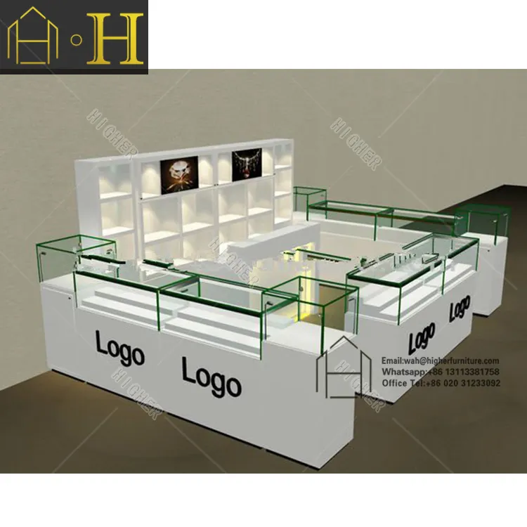 Wholesale Top Kiosk Design Booth Cosmetics Counter Modern Perfume Kiosk Stand For Mall