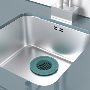 Planet Drain Anti Odor Plug 2.8 Inch Plastic Circle Minimalist Bathroom Floor Drain Cover Compression Fit Blue Orange Yellow - Product Image 4