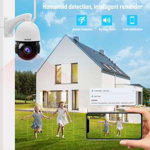 Jidetech Camera An Ninh 5MP 20x Zoom quang PTZ không dây tự động theo dõi Wifi Mạng CMOS IP66 Ba ăng-ten với khe cắm thẻ SD - Product Image 4