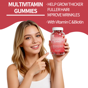 वयस्क मल्टीविटामिन गुम्मीज आम का स्वाद-विटामिन सी बायोटिन के साथ प्रतिरक्षा मोटा बालों की झुर्रियों में सुधार 2 प्रति सेवारत 60 - Product Image 4
