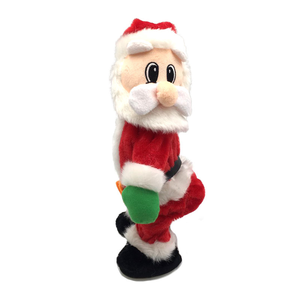 Nouveau Père Noël Musical et Dansant avec Hanches Vibrantes, Bottes et Fesses qui Saillissent, Peluche Réutilisable 35cm, Père Noël Mignon pour Noël - Product Image 5