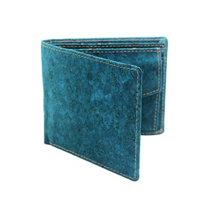 Best Seller Customized HIgh-quality Short Leather <b>Wallet</b> Handmade Cork Fabric Credit Card <b>Holder</b> with Open Closure Type - Product Image 4