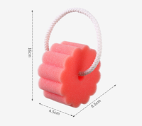 TIN HONG Bloc de récurage écologique double couche, tampons éponge de nettoyage pour cuisine, absorption d'eau de 500%-750%, efficace contre la graisse et l'huile