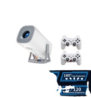 Projecteur LED portable 720P avec système d'exploitation Android 14, prise en charge du décodage 4K, processeur Allwinner H723, 1 Go de RAM, 8 Go de ROM