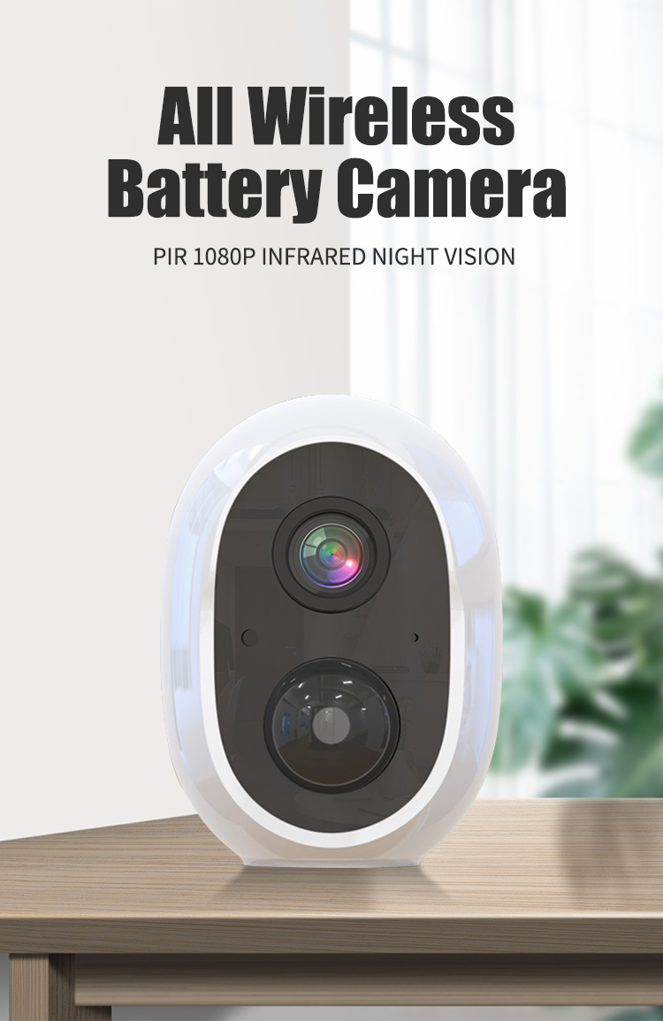 Tuya PIR Motion Detection Smart Wifi Camera 1080p HD Night Vision Wireless Battery Security Camera