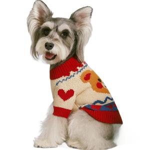 Suéter para Mascotas con Patrón <span class=keywords><strong>de</strong></span> Corazones para Otoño e Invierno, Tejido Acrílico, Cálido, Cómodo y Casual para <span class=keywords><strong>Perros</strong></span> y Gatos - Product Image 5