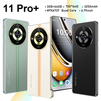 هاتف أصلي OEM بذاكرة 3 جيجابايت + 64 جيجابايت، شاشة كاملة 6.8 بوصة بدقة 1640*720، نظام أندرويد 9، هاتف محمول بشريحتين، هاتف ذكي
