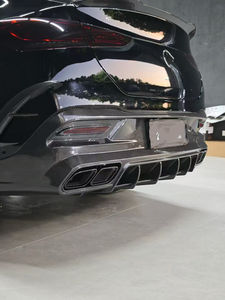 Topca Stijl Koolstofvezel Achter <span class=keywords><strong>Diffuser</strong></span> Spoiler Voor Mercedes Benz Coupe Exterieur Upgrade Aftermarket Onderdelen - Product Image 4