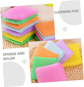 Esponja de Cocina de Alta Calidad, Absorbente, 3 Piezas por Paquete, Esponja de Limpieza de Cocina de Plástico Transparente con Alambre - Product Image 5