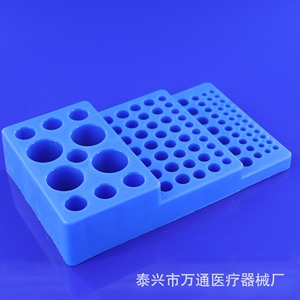 ชั้นวางหลอดทดลองอเนกประสงค์ Wantong พร้อมช่องใส่หลอดแบบแช่แข็งและหลอด PCR สำหรับใช้ในห้องปฏิบัติการ - Product Image 3