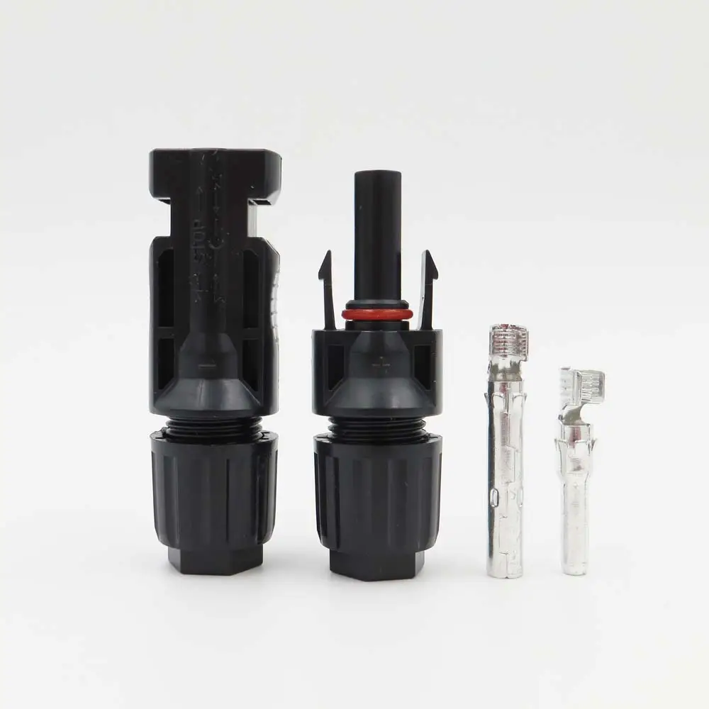 1000V DC разъем для установки на солнечной батарее подключен 2.5mm2 4mm2 6mm2 фотогальванический кабель IP67 Соединительный PV fcctory цена крупную партию в качестве сырьевого материала