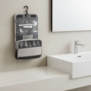 Bolsa de maquillaje de viaje de primera calidad profesional, neceser organizador, neceser colgante de viaje, neceser - Product Image 1