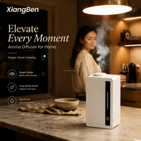 Diffuseur d'arômes commercial de luxe en plastique, électrique, intelligent, mural, biphases, 120 ml, sans eau, contrôlé par application, 35 dB