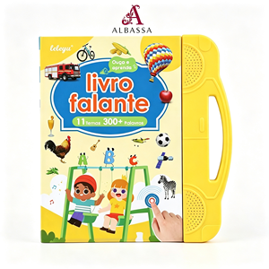 儿童电子书学习机玩具蒙特梭利学习英语和葡萄牙语会说话的电子书 - Product Image 1