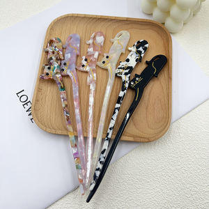 Oradour Vintage cinese animale fermaglio per capelli carino acetato Custom bastoncini per capelli per donne bambini accessori per capelli all'ingrosso per ragazze - Product Image 2