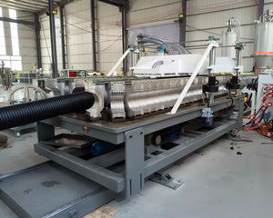 Đôi tường sóng gợn ống nhựa <span class=keywords><strong>PVC</strong></span> PPR HDPE uPVC cpvc thoát nước Ống đùn nông nghiệp Máy làm - Product Image 3