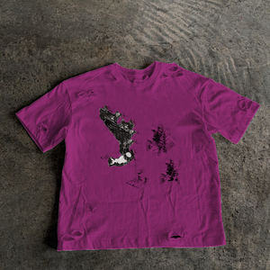 T-shirt personnalisé en coton 100% vieilli, impression DTG de haute qualité, logo vintage, effet délavé, coupe oversize, t-shirt homme délavé à l'acide - Product Image 5