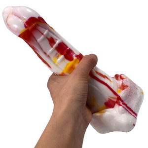 FAAK Dildo Artificiale Alieno Enorme in Silicone Flessibile Morbido Giocattolo Sessuale Plug Anale Curvo Spesso Dilatatore Anale per Masturbatore Maschile - Product Image 2