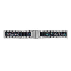 Solid 316L Stainless Steel Luxury <b>Watch</b> Strap with Butterfly Clasp Elastic 20mm Size Replacement Band for for <b>Watch</b> - Product Image 1