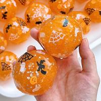 Jouet à presser souple et moelleux en forme de citrouille d'Halloween, jouet sensoriel anti-stress mignon pour la main, idéal pour les fêtes d'Halloween